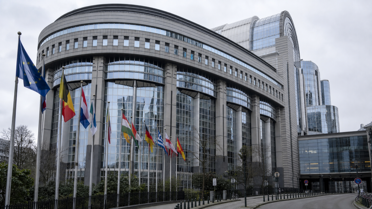 The European Commission headquarters in Brussels, where officials are finalising implementation guidelines for the AI Act.