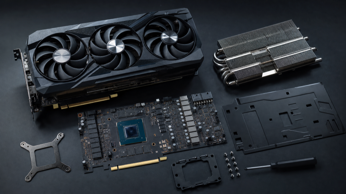 GPU hardware in a data centre — the compute infrastructure that underpins the training and inference of frontier models like Claude Opus 4.8.
