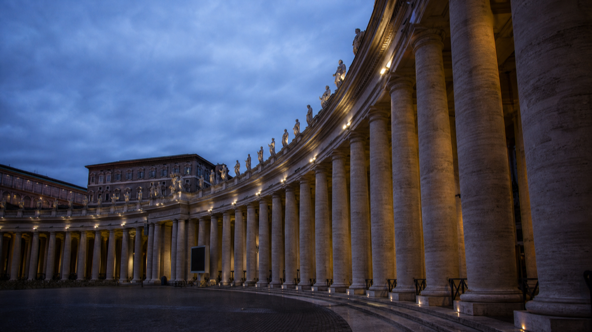 St. Peter's Square, Vatican City — the setting from which Pope Leo XIV has addressed the global AI industry.
