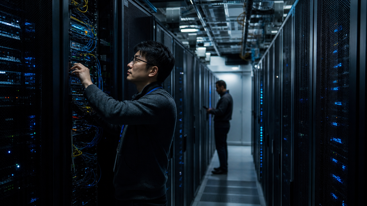 The value of custom inference hardware will be measured across a full operating stack, not in chip specifications alone. Image: SUPERBASH_.