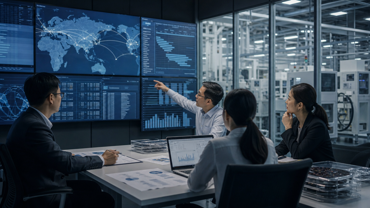 AI deployment depends on coordinated planning across fabs, packaging, power, and cloud demand. Image: SUPERBASH_.