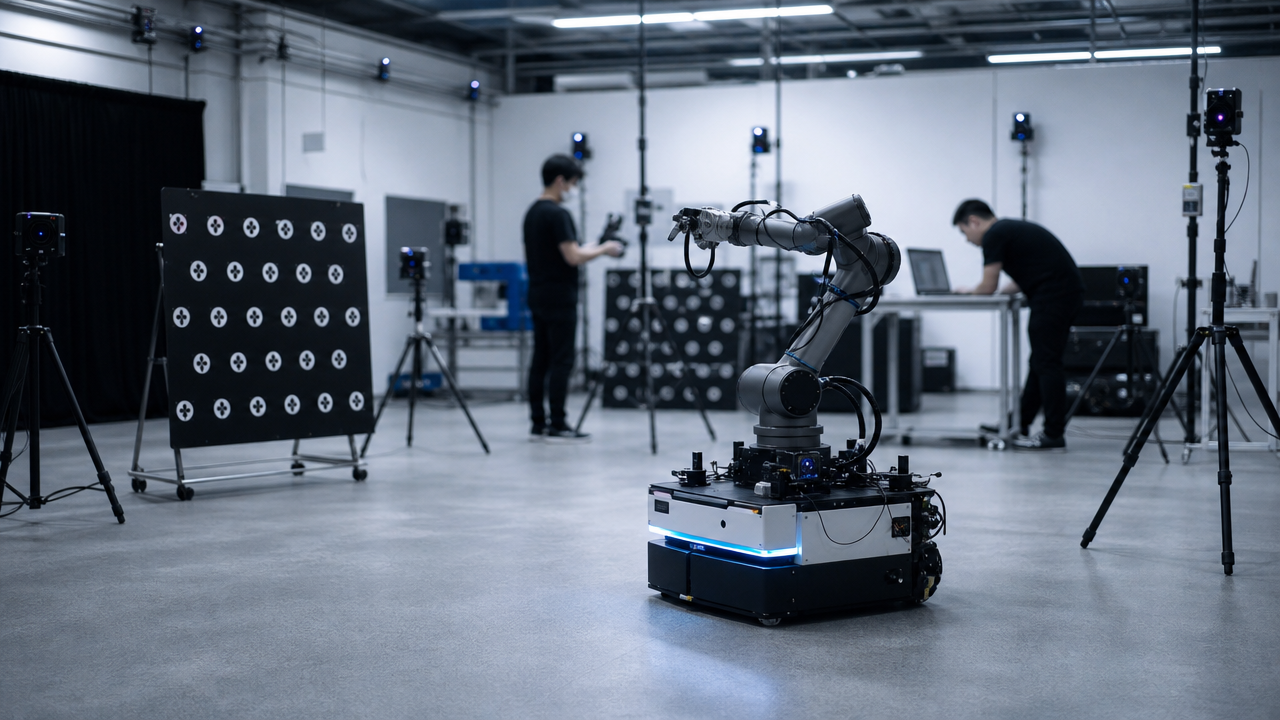 Embodied AI evaluation needs motion data, sensors, failure cases, and real-world trials that expose brittle behavior. Image: SUPERBASH_.