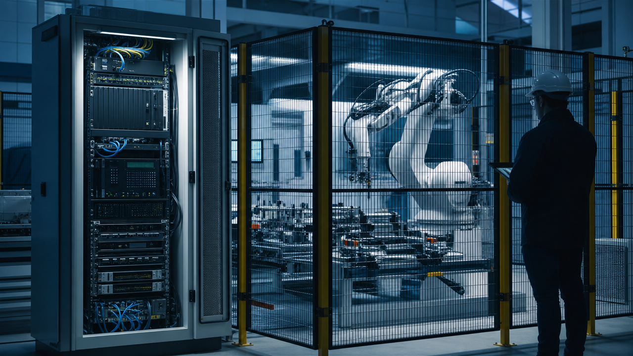 Physical AI will scale first through factories, vehicles, and inspection systems where ROI and safety processes are measurable. Image: SUPERBASH_.