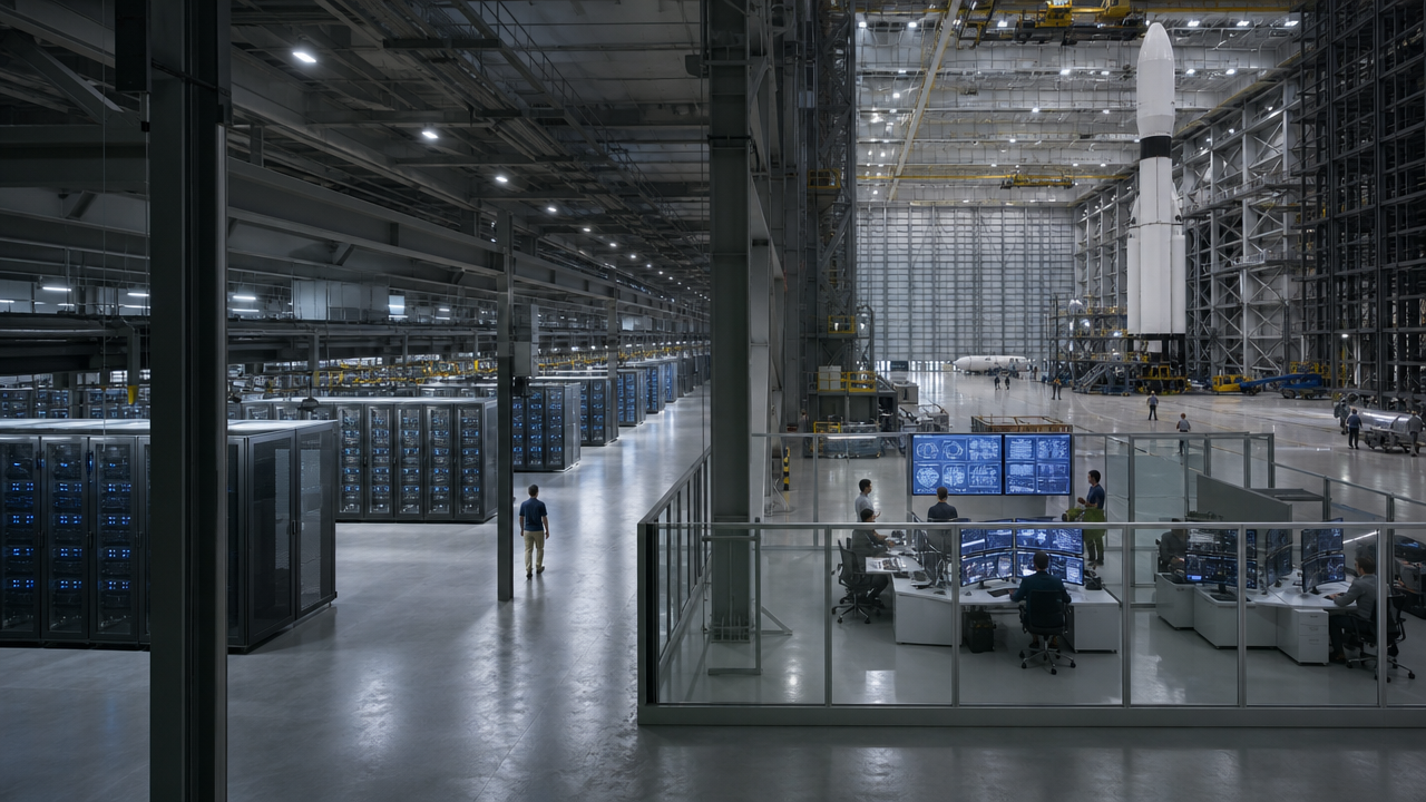 SpaceX can connect Grok development to a wider infrastructure and engineering base than a standalone AI startup. Image: SUPERBASH_.