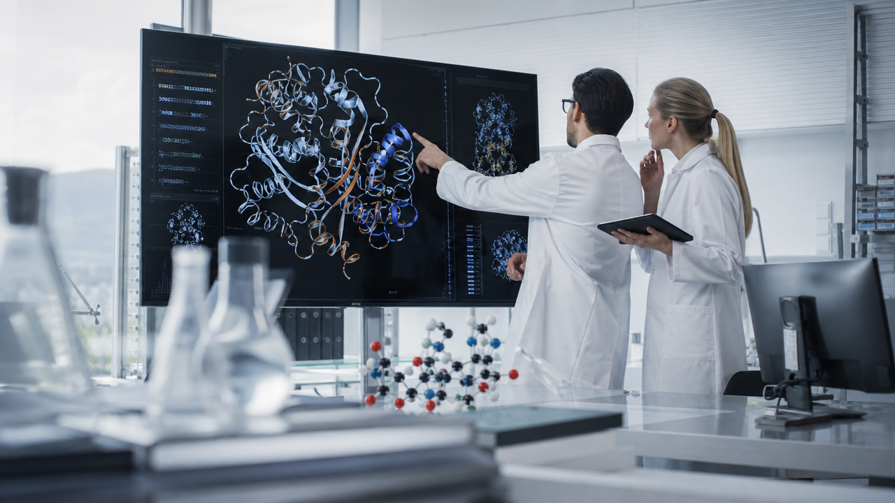 AI-assisted biology is credible when computational suggestions can be traced into experiments and independently checked. Image: SUPERBASH_.