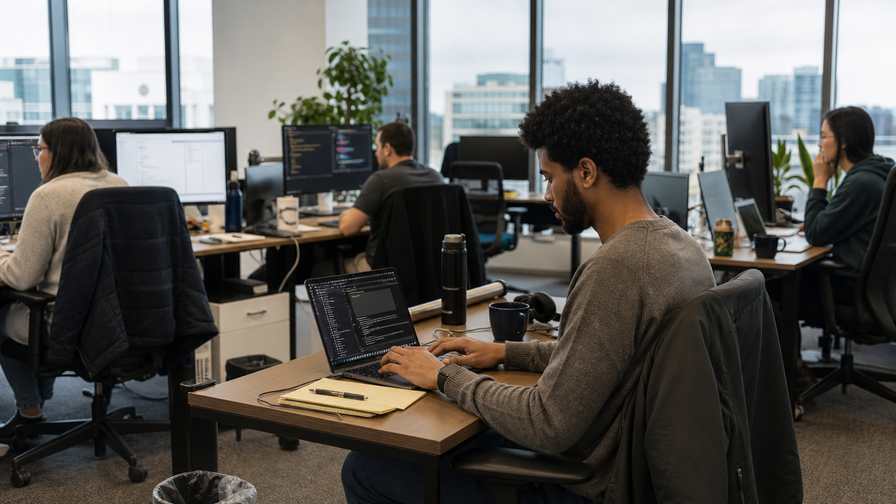 Corporate spend management metrics show shifting market share between leading model providers among tech-focused enterprise accounts. Image: SUPERBASH_.