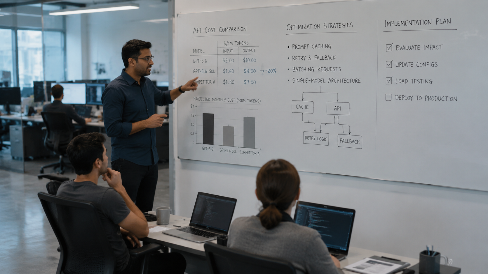 OpenAI's GPT-5.6 Sol pricing reduction reshapes cost calculations for teams running large-scale inference workflows and multi-model strategies. Image: SUPERBASH_.