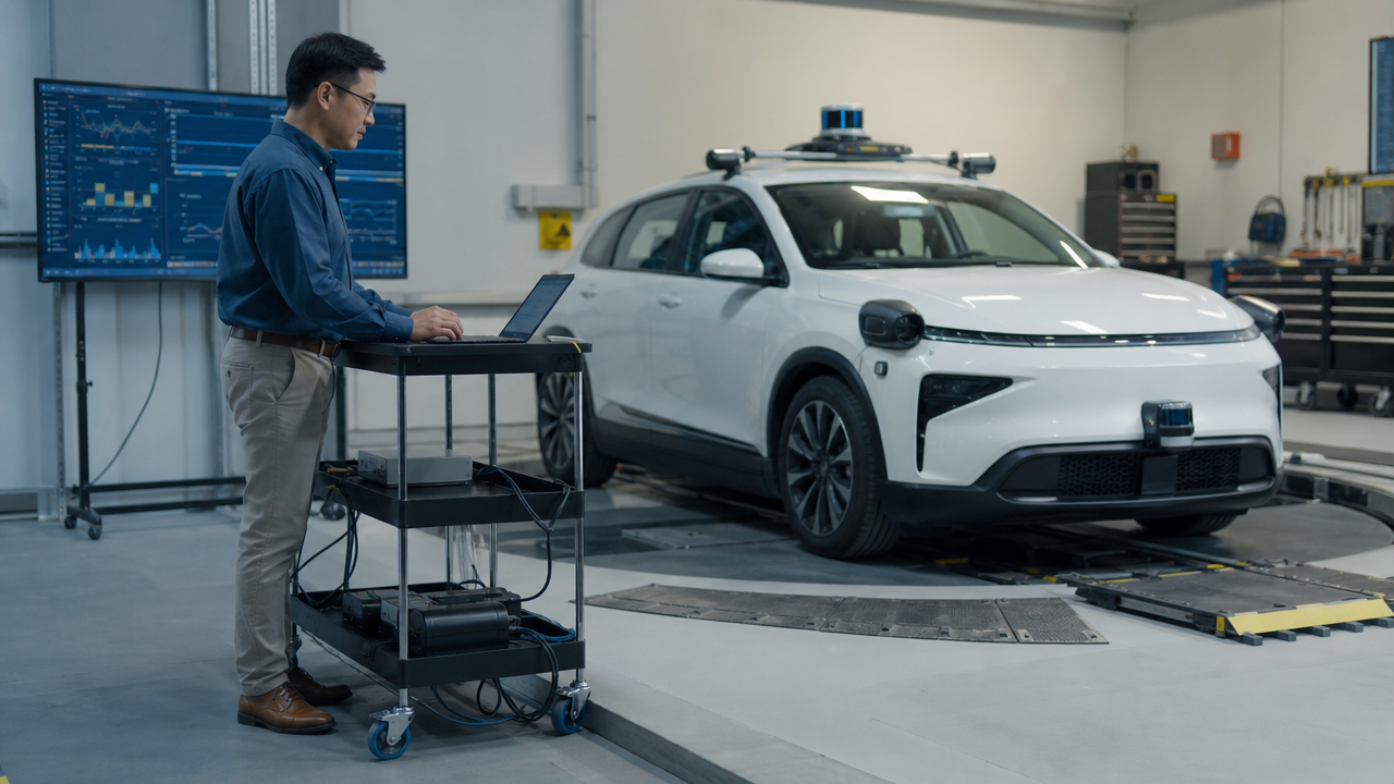 A passenger adjusts ride preferences through the vehicle interface, with the motion planner translating requests into smooth trajectory adjustments within safety bounds. Image: SUPERBASH_.