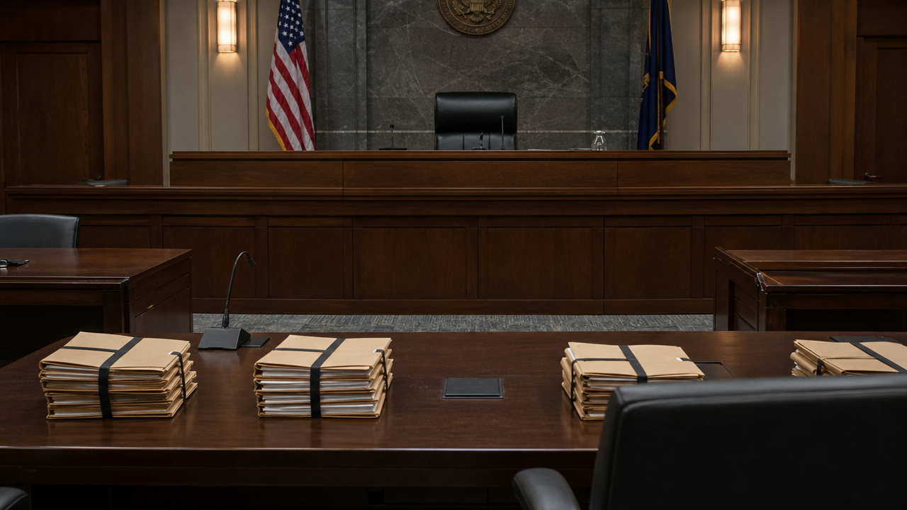 A federal courtroom ruling reframed the dispute over AI procurement and government retaliation. Image: SUPERBASH_