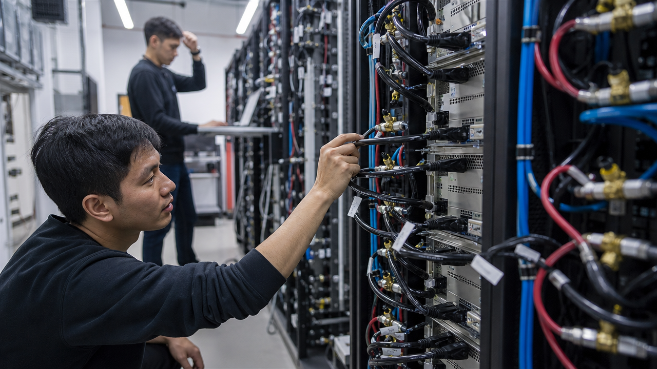 GPU-backed infrastructure finance depends on converting installed hardware into contracted cash flow quickly. Image: SUPERBASH_