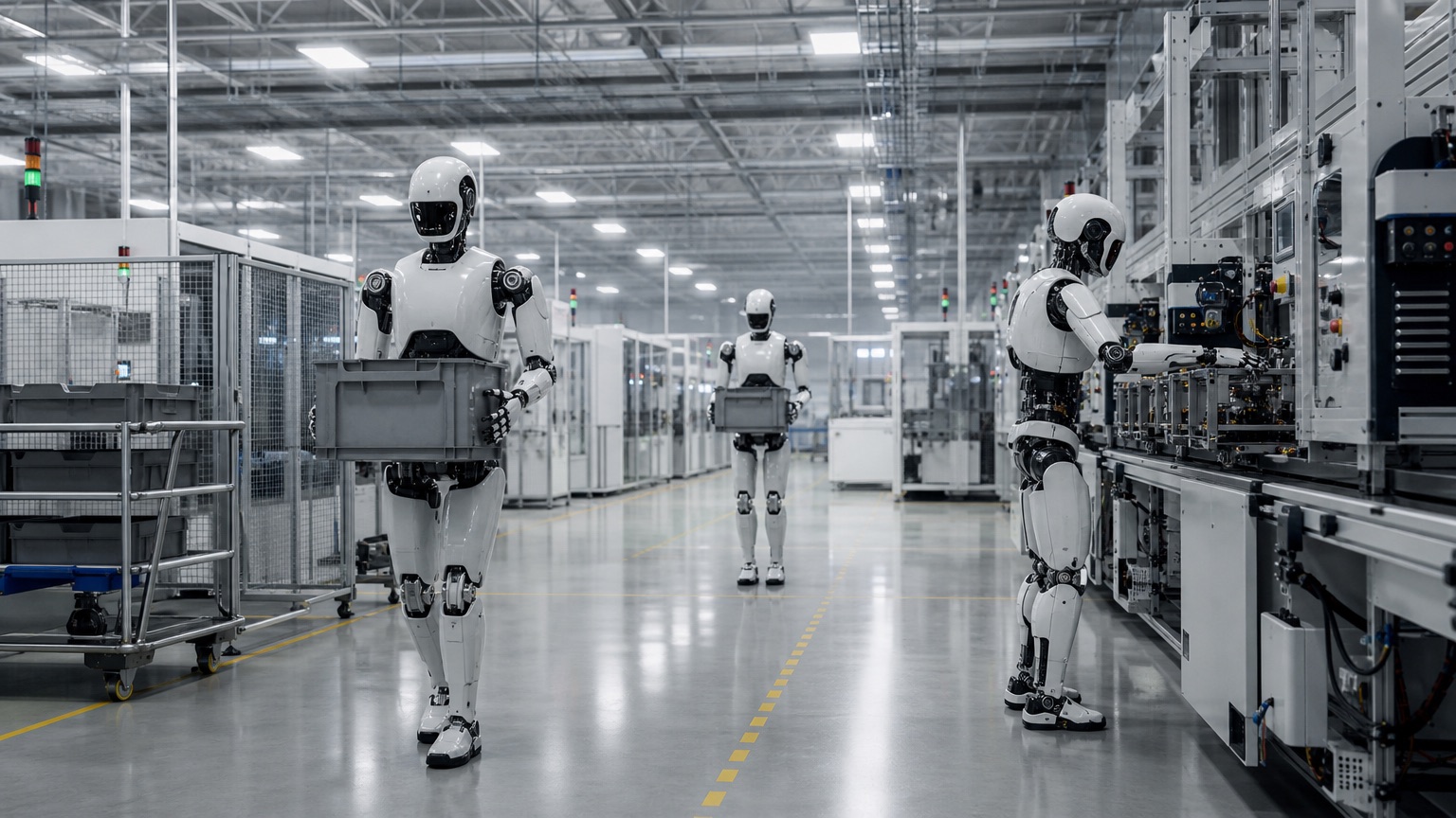 Industrial deployments are growing, but they require uptime, safety and task economics that demonstrations do not test.