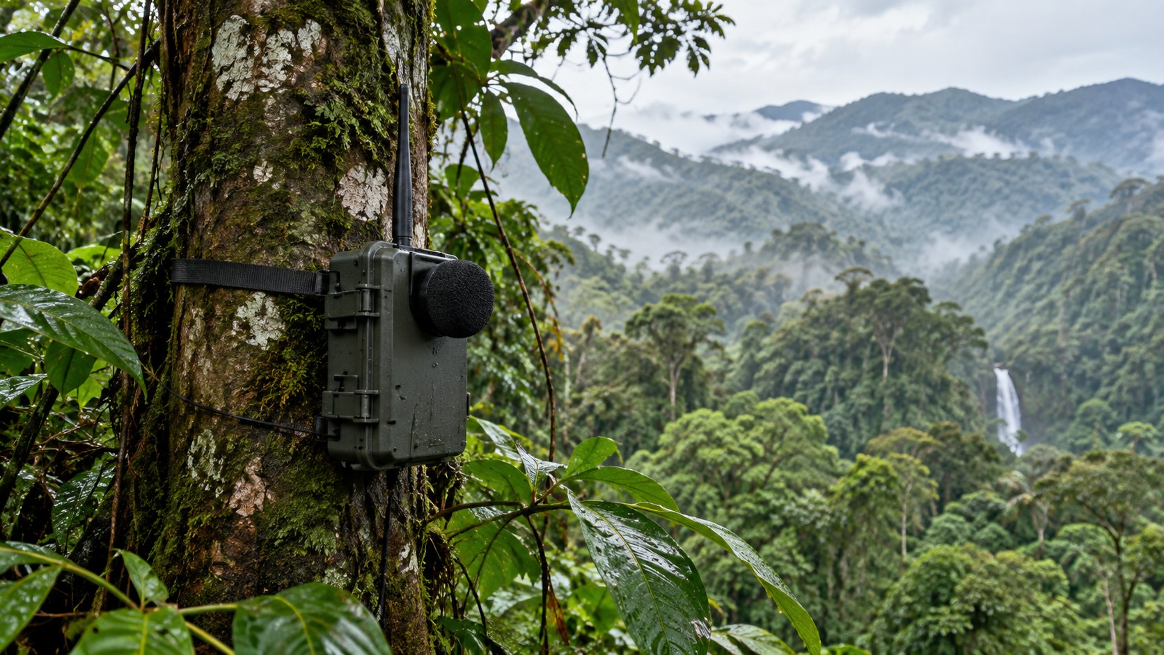 Environmental AI becomes valuable when satellite, acoustic and field observations are converted into decisions that local teams can verify and use.