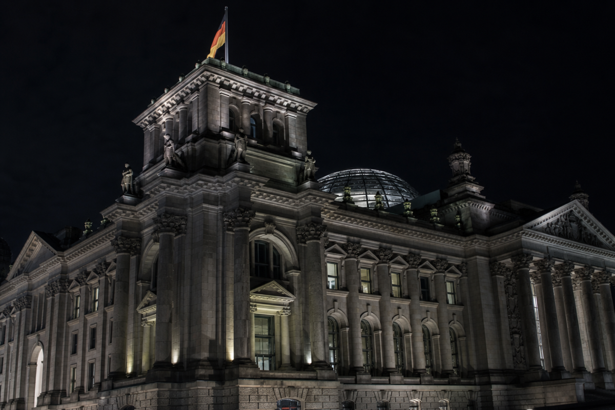 The Reichstag building in Berlin — the seat of Germany's government, which has been a key backer of Aleph Alpha's sovereign AI development.