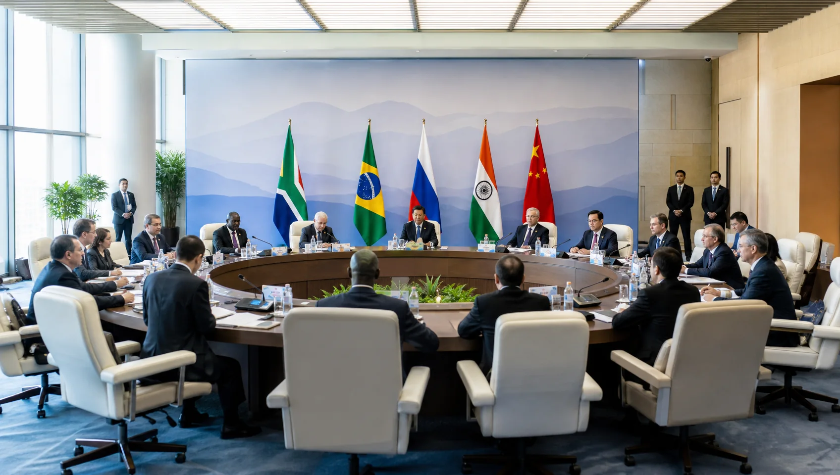 China's BRICS AI proposal is changing the practical choices facing AI builders, buyers and public institutions. SUPERBASH_ editorial illustration.