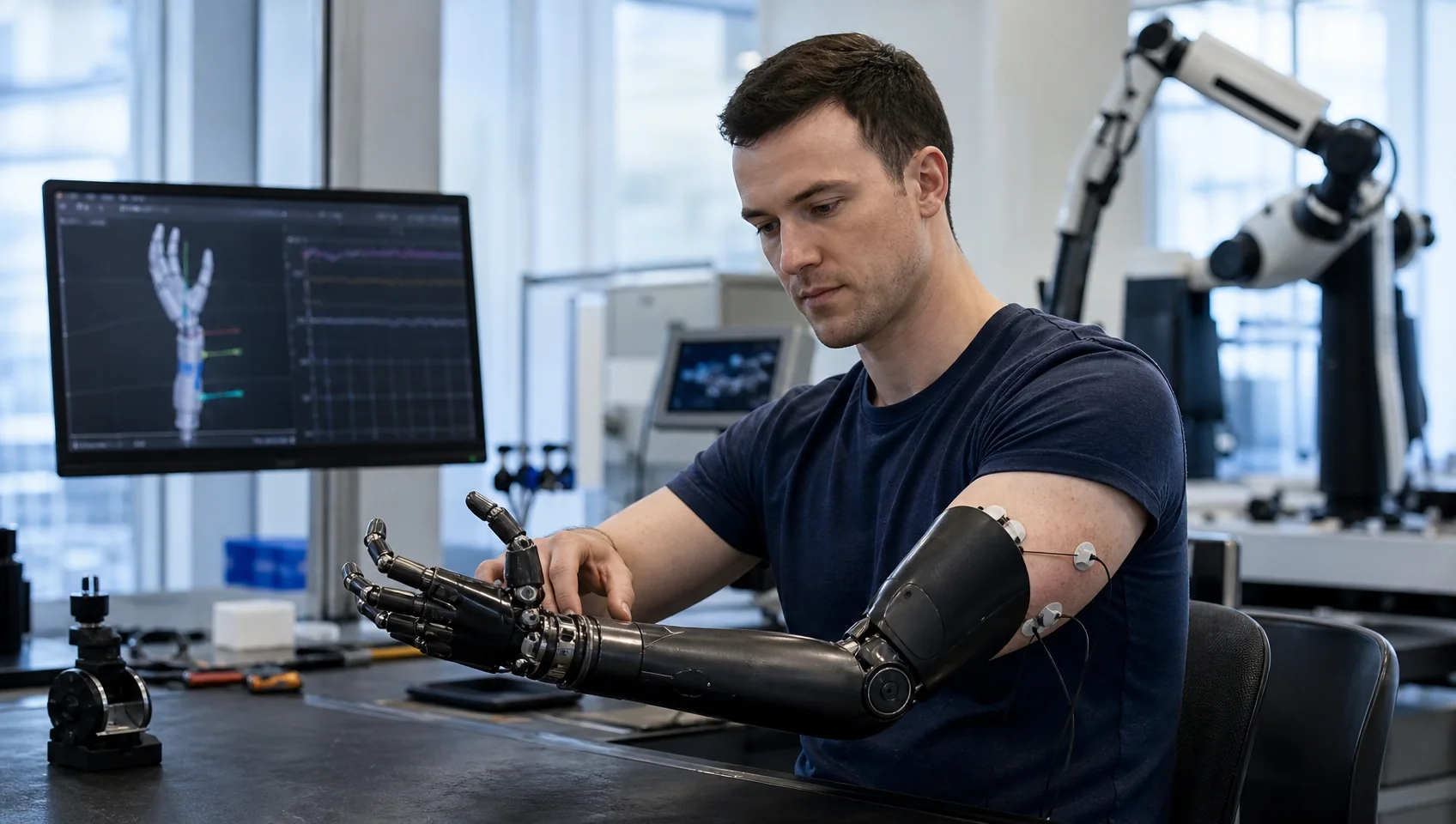 smartARM's AI-assisted prosthetic is changing the practical choices facing AI builders, buyers and public institutions. SUPERBASH_ editorial illustration.