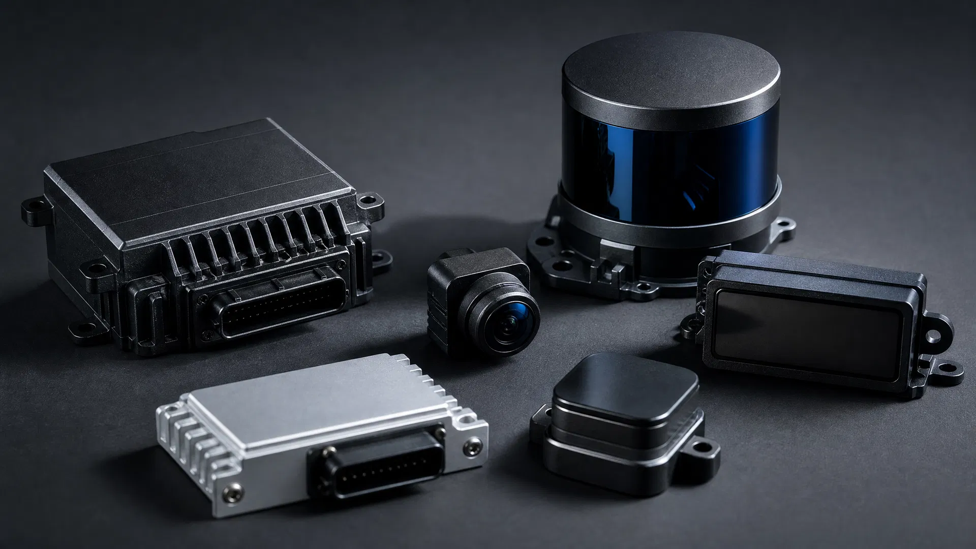 Waymo's 6th-generation sensor suite: 13 cameras, 4 lidar units, 6 radar modules. Image: SUPERBASH_ / Patrick T