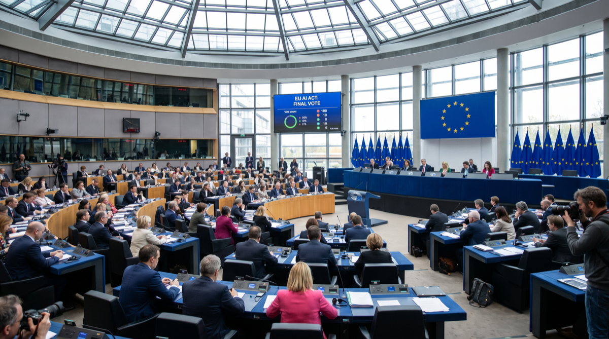 The EU's next AI test is operational: whether regulators can turn legal duties into credible enforcement. Image: SUPERBASH_.